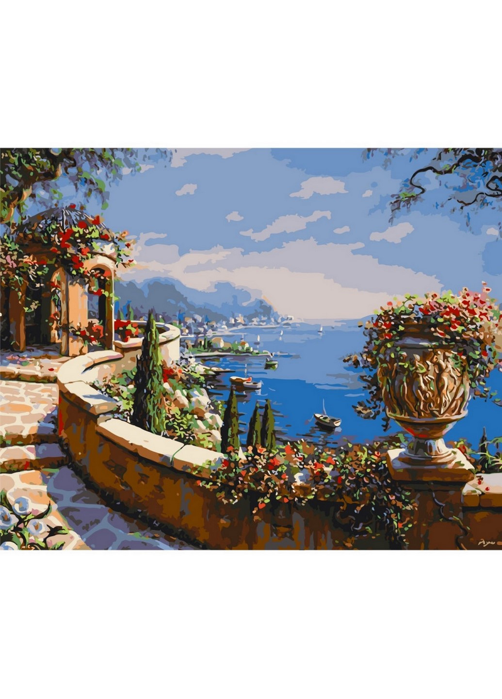 Картина за номерами "Яскравий пейзаж" 10612-AC 40х50 см Art Craft (258701549)
