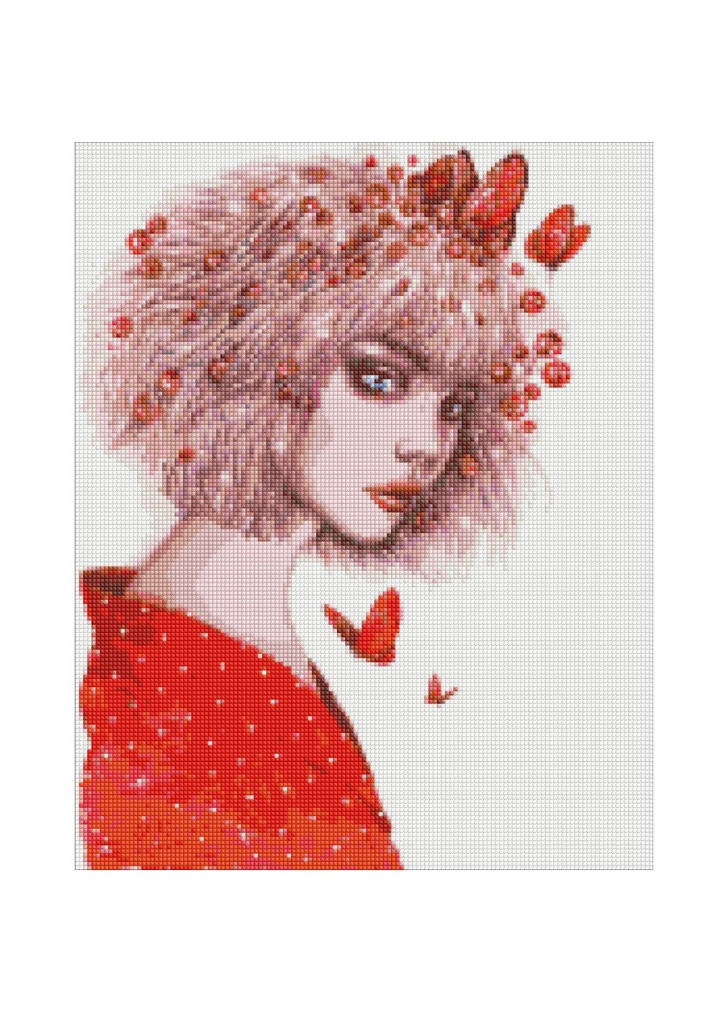 Алмазная мозаика "Поцелуй бабочек" ©lesya_nedzelska_ar AMO7419 40х50 см Идейка (258701252)
