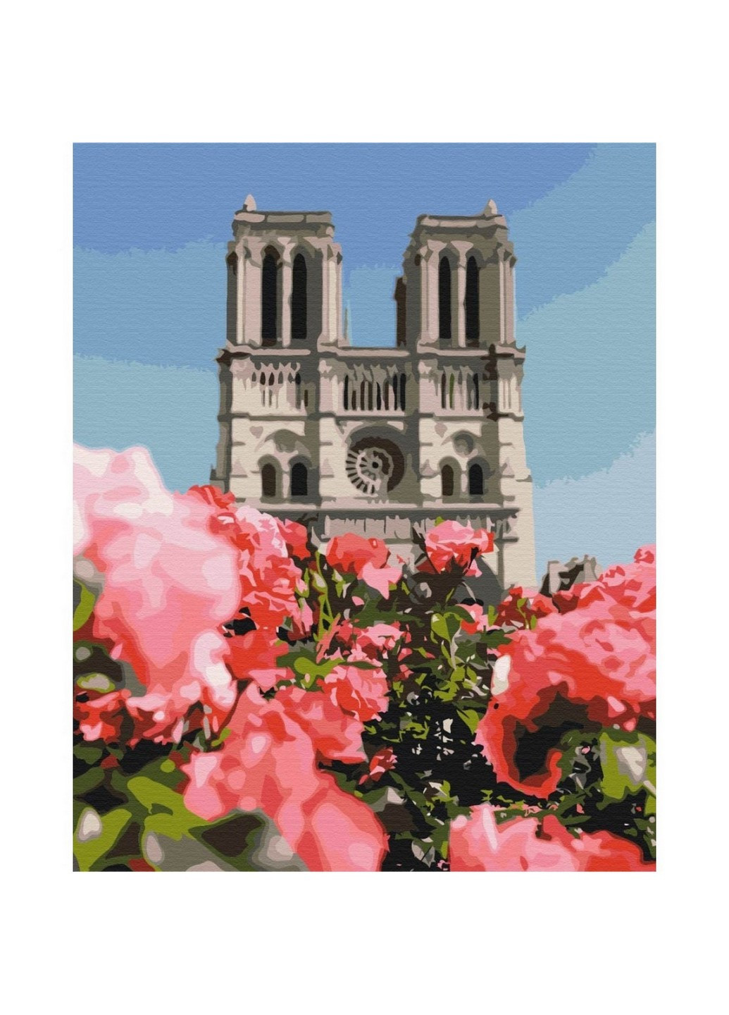 Картина за номерами "Собор Паризької Богоматері" BS52328 40х50 см Brushme (258701623)