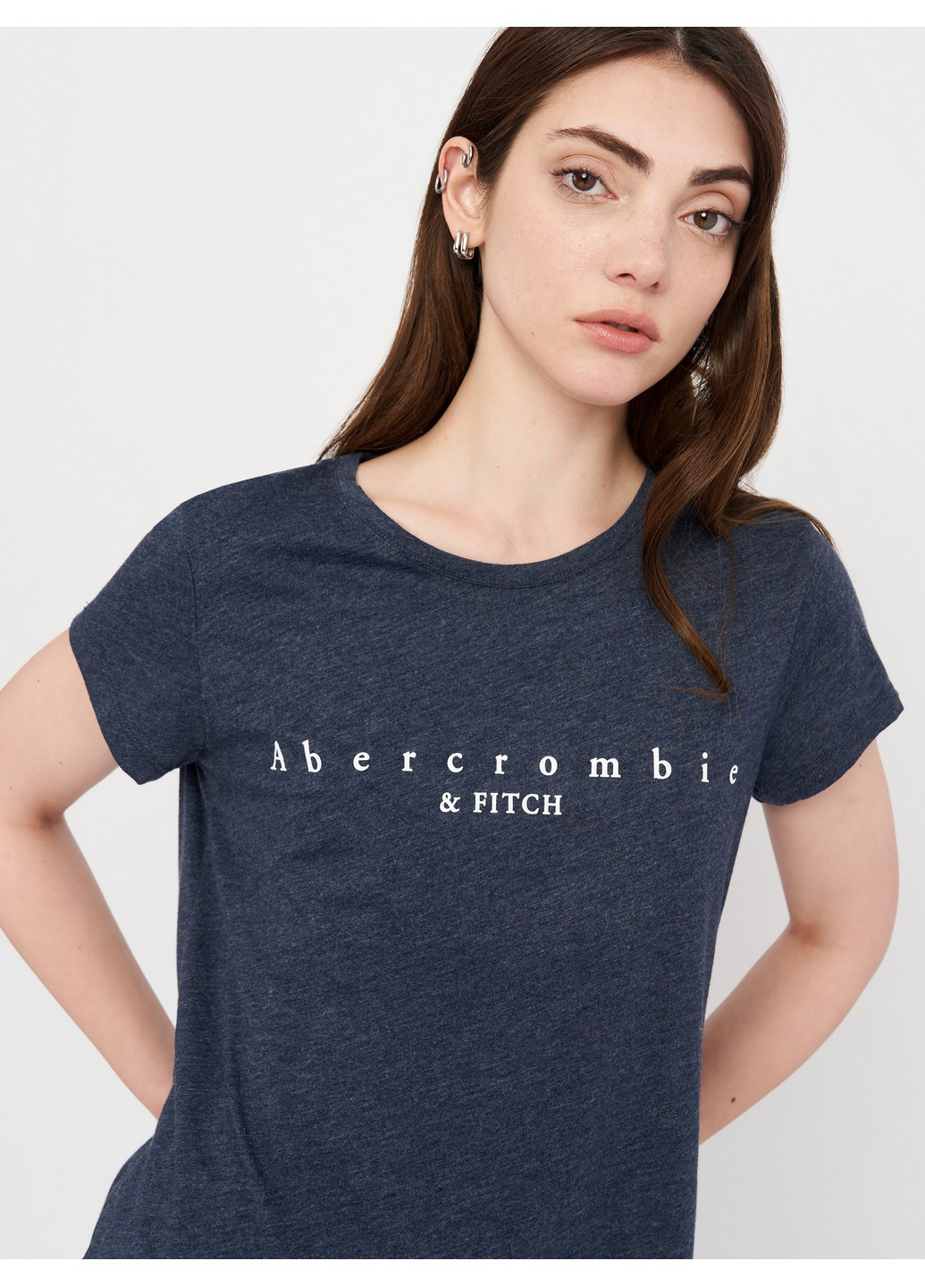 Синя літня футболка Abercrombie & Fitch
