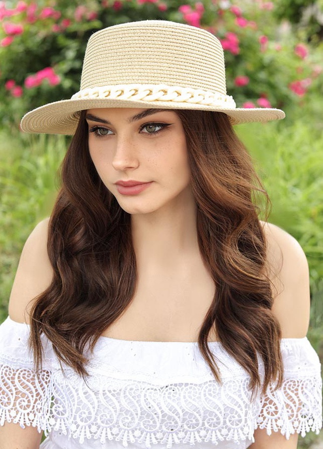 Жіночий капелюх з туелією-ланцюгом Braxton (258706564)