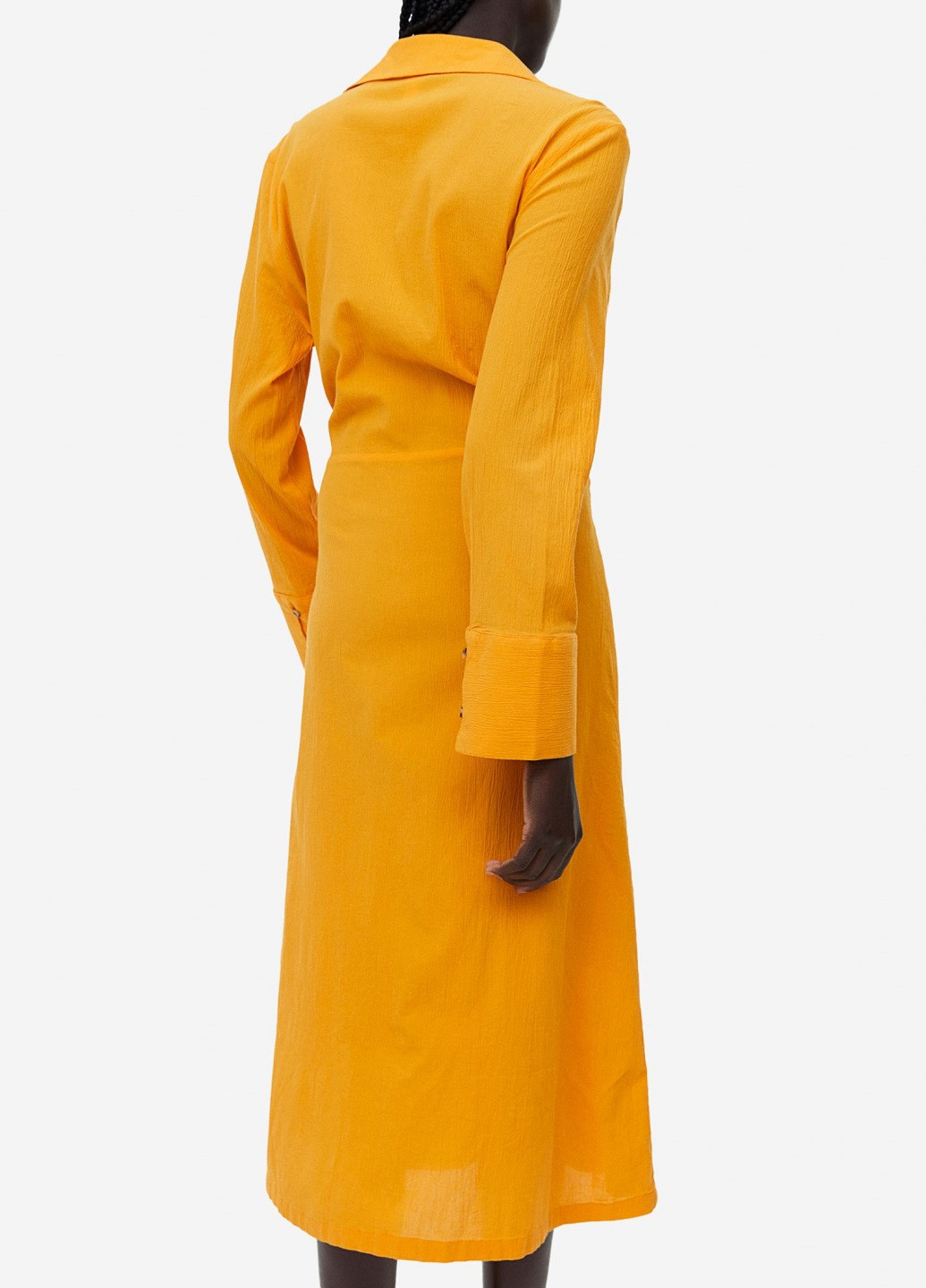 Помаранчева кежуал сукня H&M однотонна
