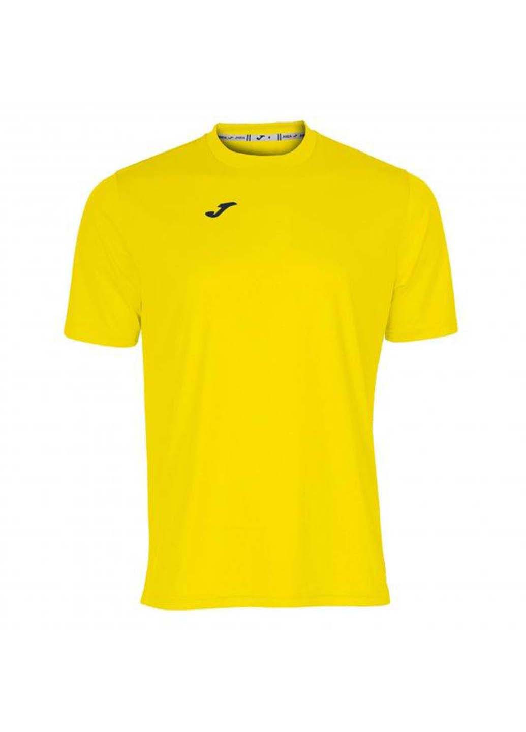 Желтая футболка combi Joma