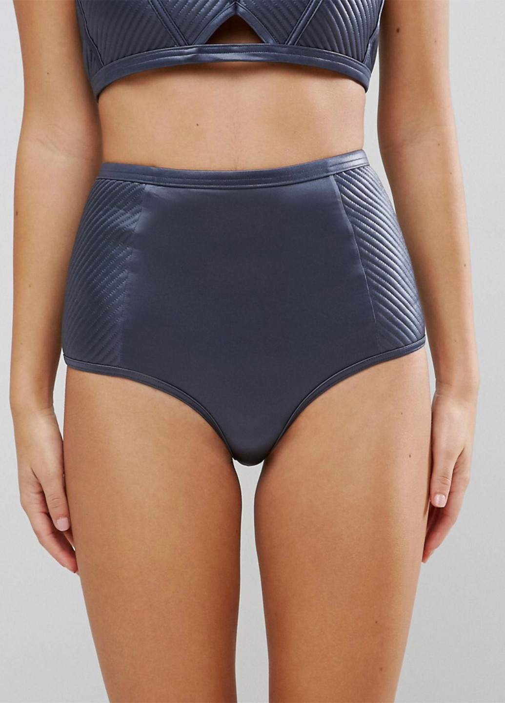 Графитовые женские графитовые высокие плавки однотонные Asos