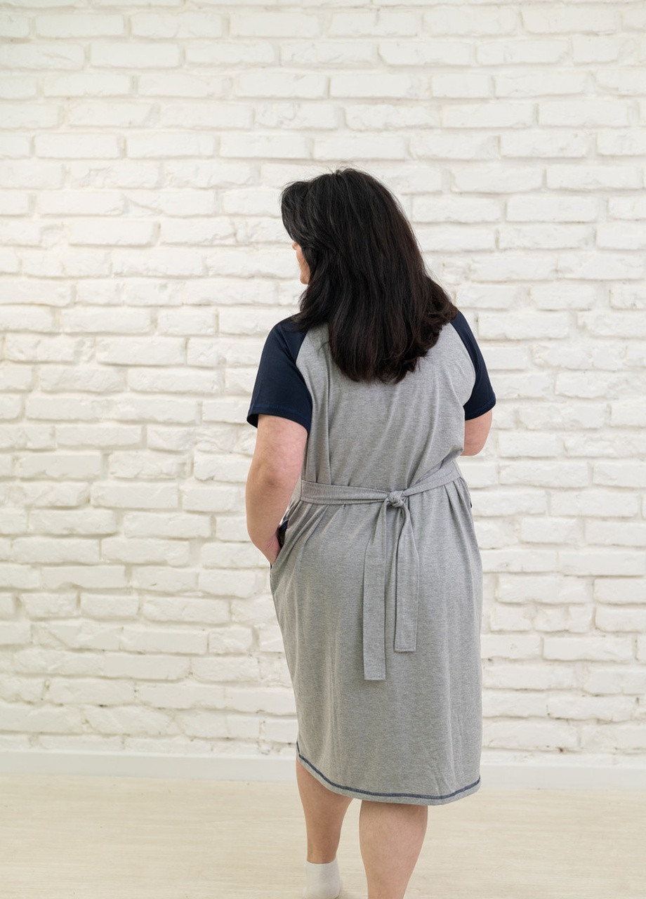 Легкий женский халат двухцветный V.O.G. (258722552)