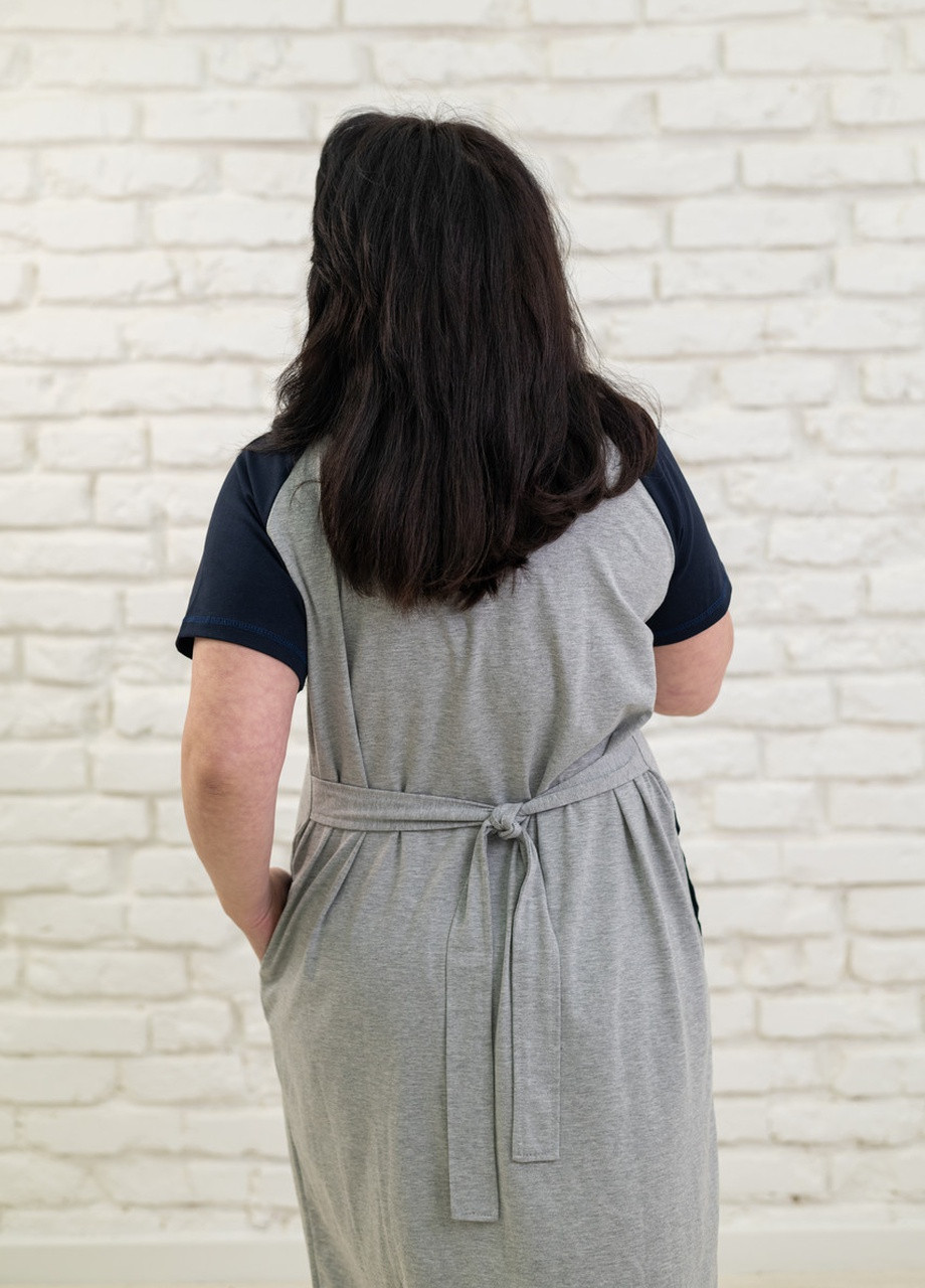 Легкий женский халат двухцветный V.O.G. (258722552)