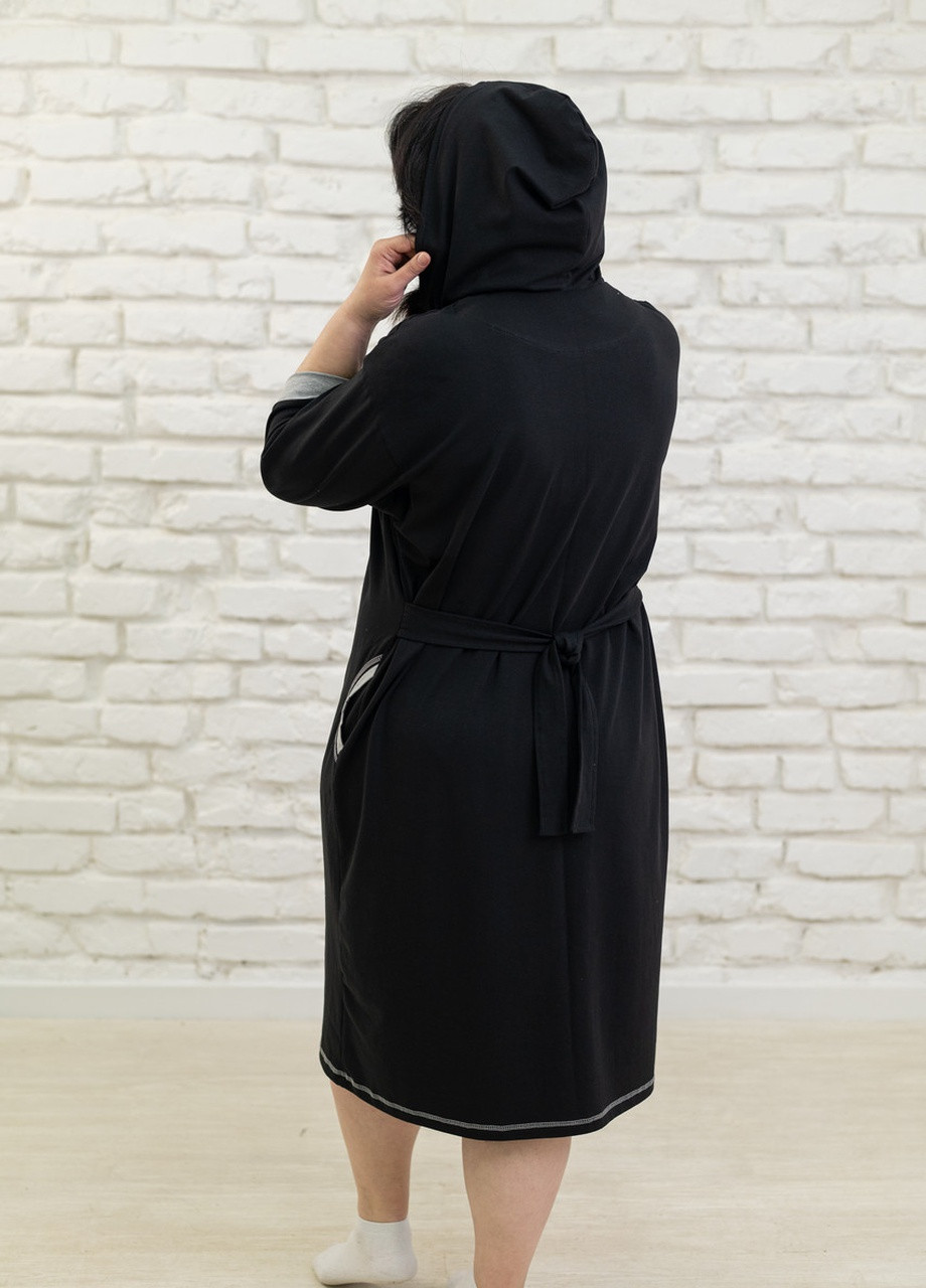 Легкий жіночий халат з каптуром V.O.G. (258722558)