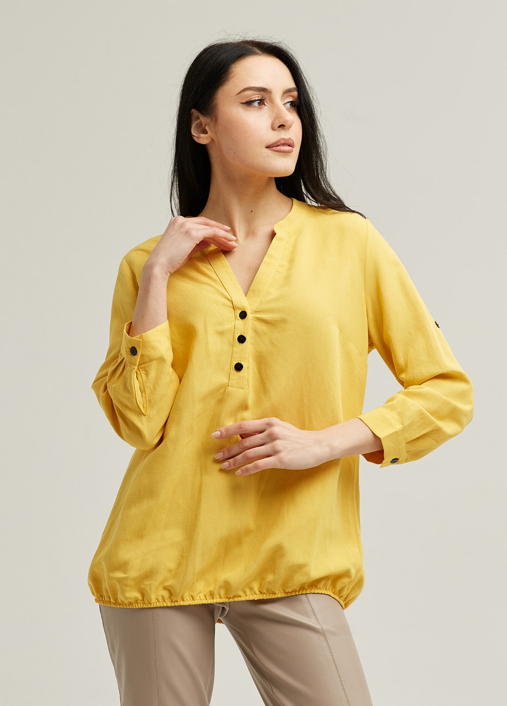 Жёлтая блуза yellow Garne