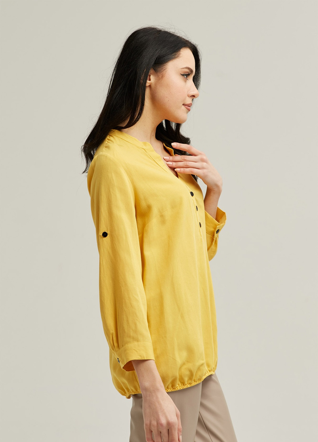 Жёлтая блуза yellow Garne