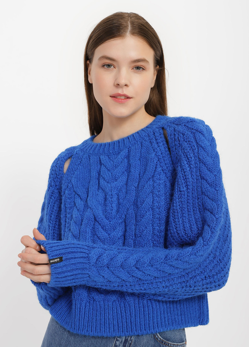 Синій демісезонний светр жіночий Garne