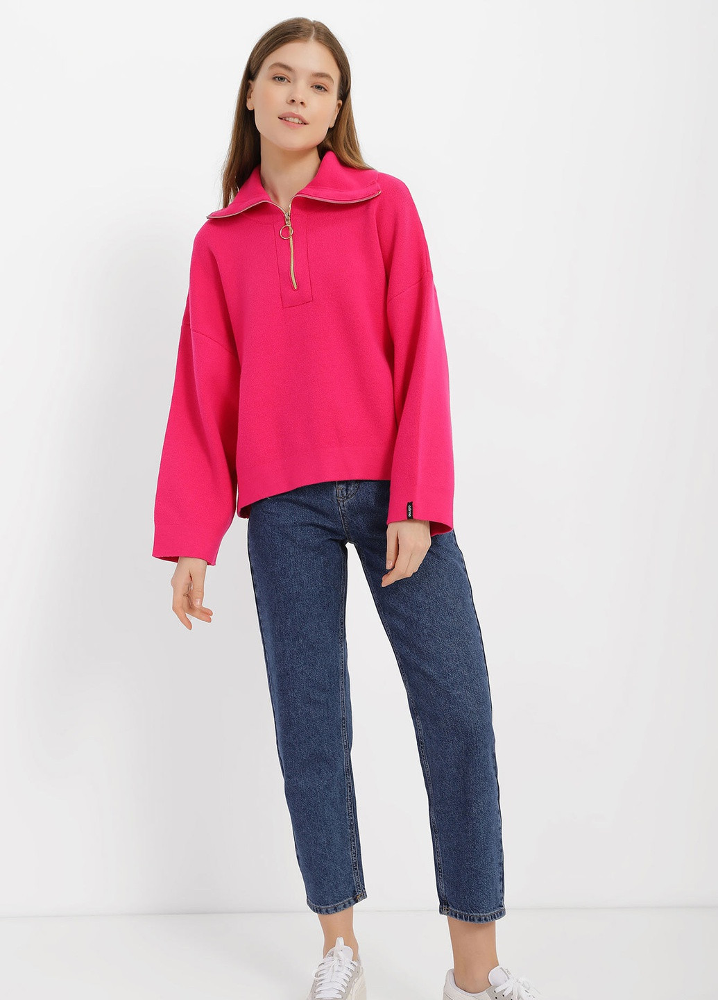 Рожевий демісезонний светр жіночий Garne