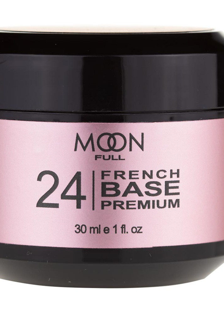 База для ногтей Full Base French Premium №24 бежево-розовый 30 мл Moon (258725084)