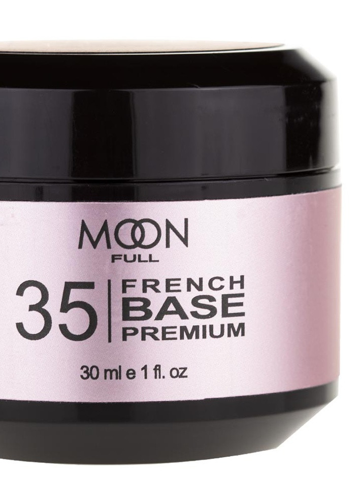 FULL Baza French Premium 30 мл №35 ніжно-рожевий Moon (258725097)
