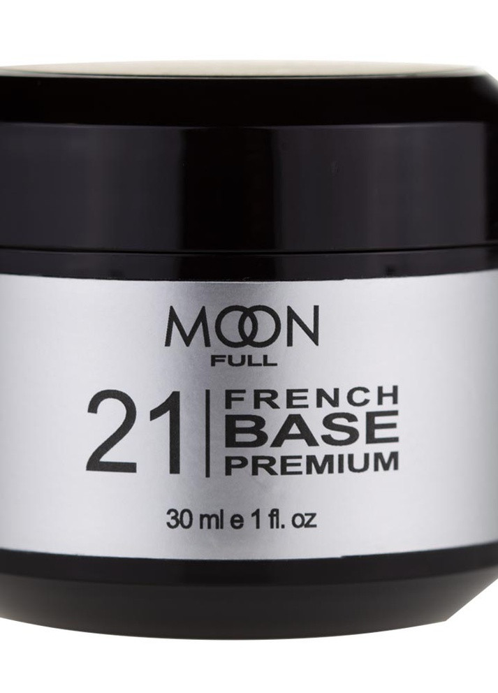 FULL Baza French Premium 30 мл №21 білий дим Moon (258725103)