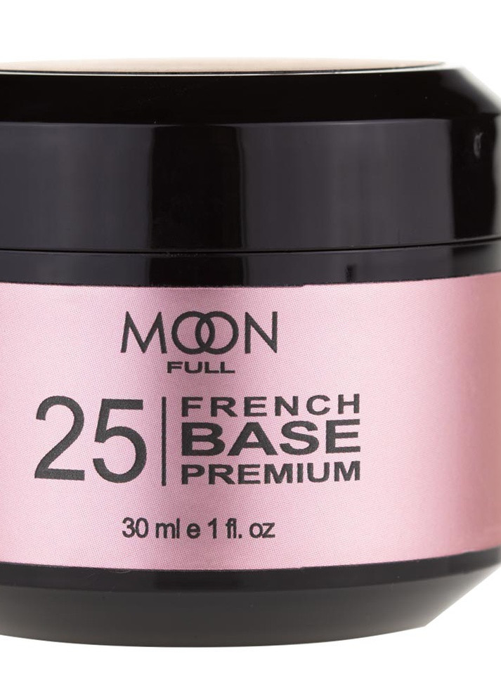 База для ногтей Full Base French Premium №25 светло-розовый 30 мл Moon (258725093)