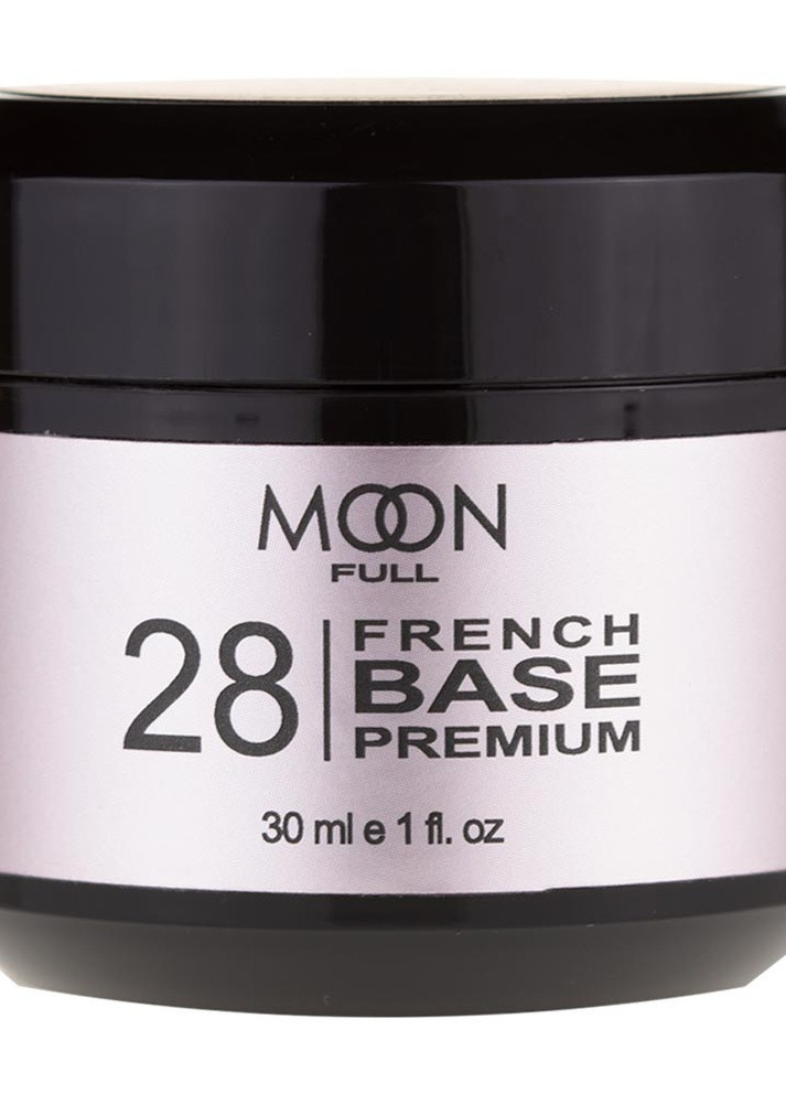 FULL Baza French Premium 30 мл №28 ніжно-бузковий Moon (258725106)