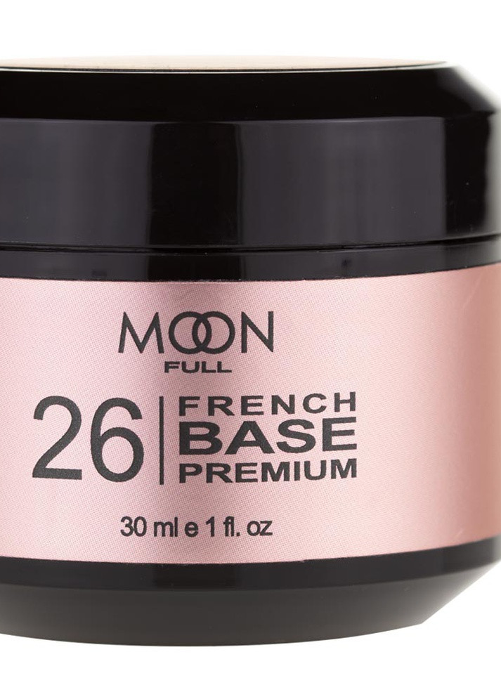 База для ногтей Full Base French Premium №26 розовый темный 30 мл Moon (258725090)