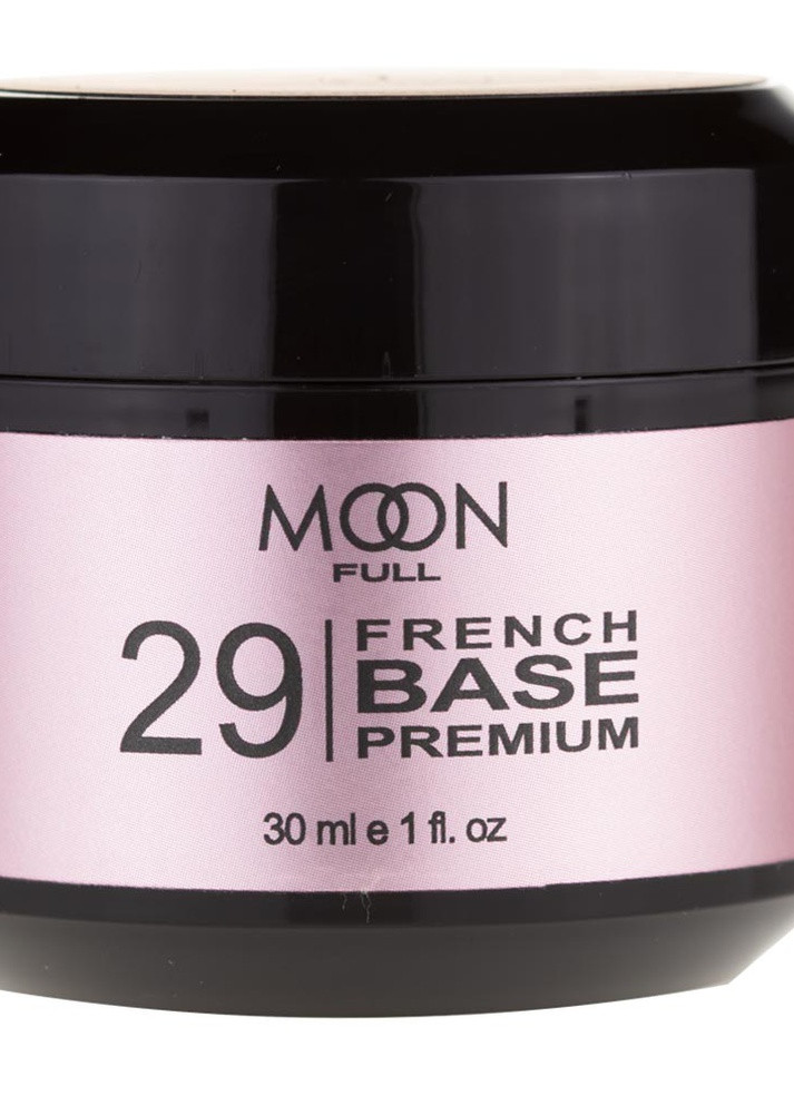 База для ногтей Full Base French Premium №29 розовый 30 мл Moon (258725110)