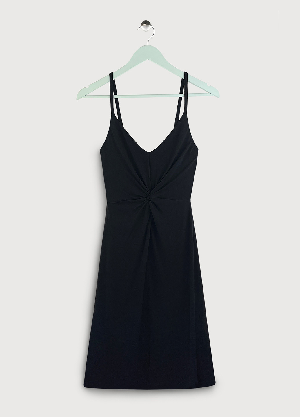 Черное кэжуал платье из вискозы H&M