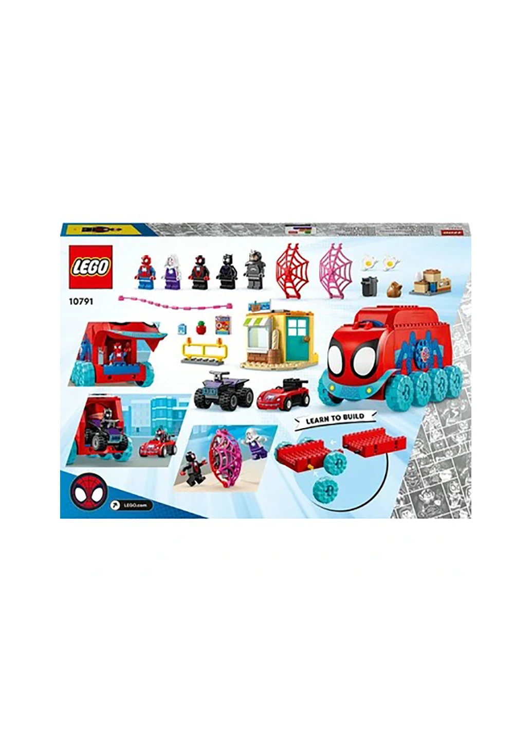 Конструктор Marvel Мобільна штаб-квартира команди Павука 10791 Lego (258760704)