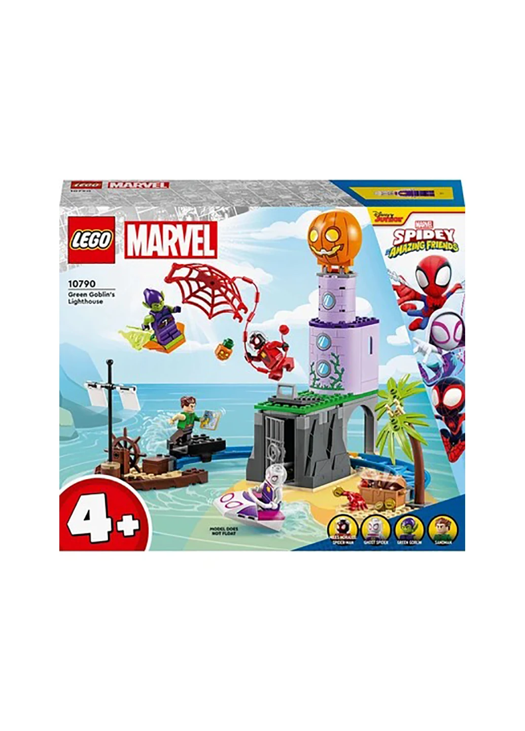 Конструктор Marvel Команда Паука на маяке Зеленого Гоблина 10790 Lego (258760715)