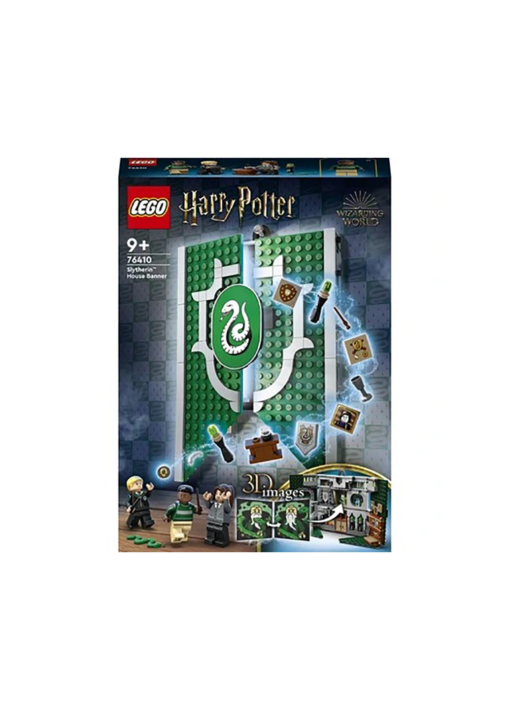 Конструктор Harry Potter Прапор гуртожитку Слізерин 76410 Lego (258760710)
