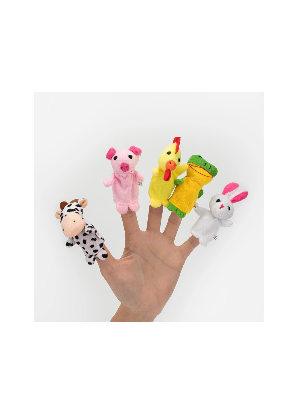 Набор игрушек на пальце "Веселые пушистики" 8710 No Brand (258776788)