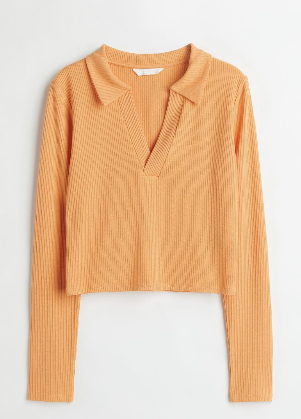 Кроп топ з довгим рукавом H&M Crop top (258783336)