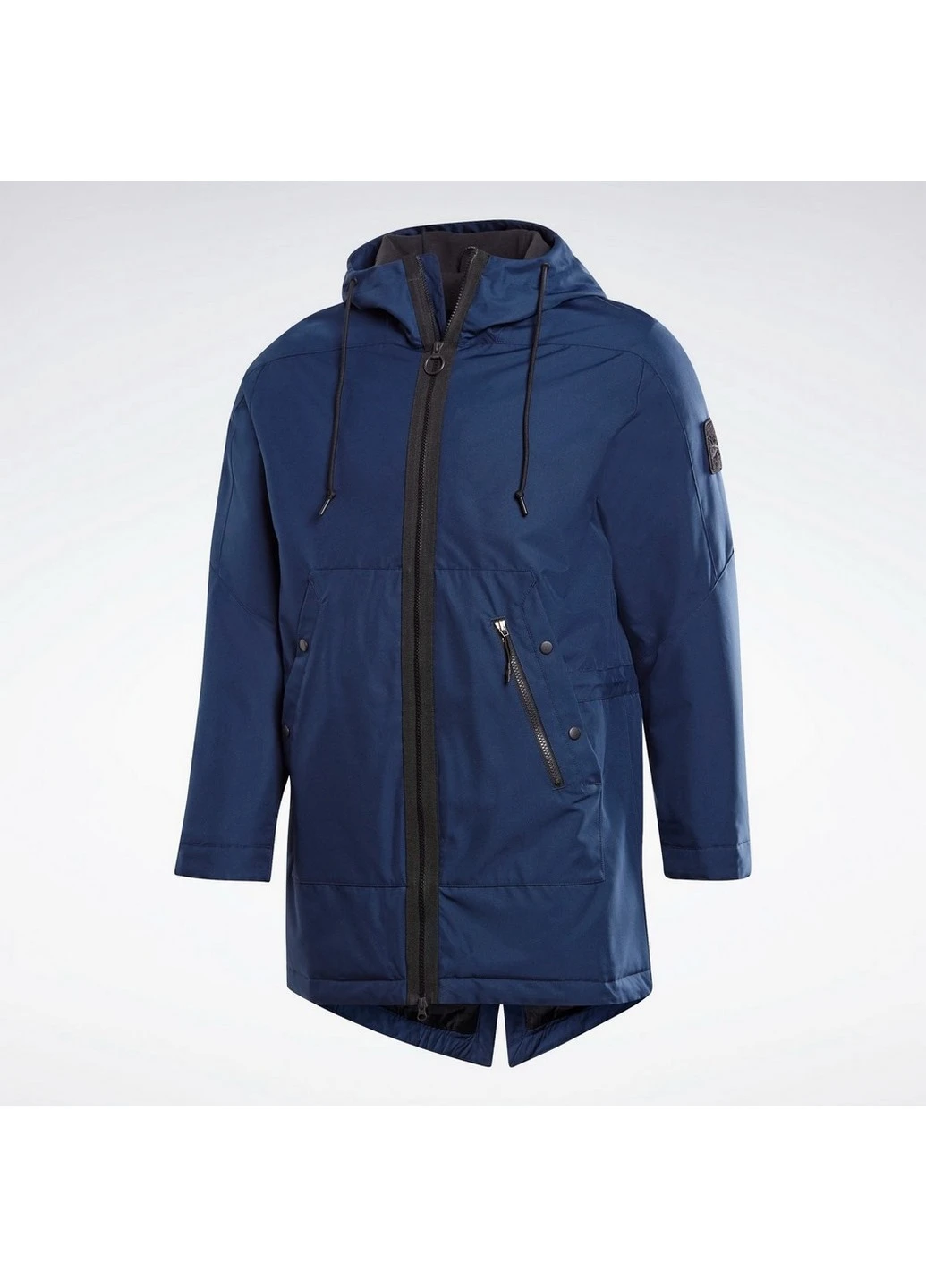 Синяя демисезонная мужская куртка ow u fl prka fu1684 Reebok