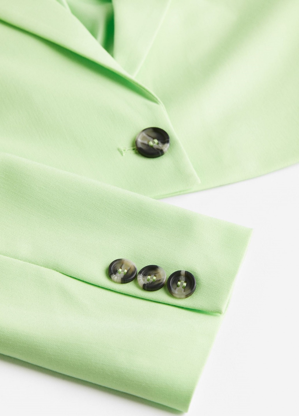 Светло-зеленый женский жакет H&M однотонный - демисезонный