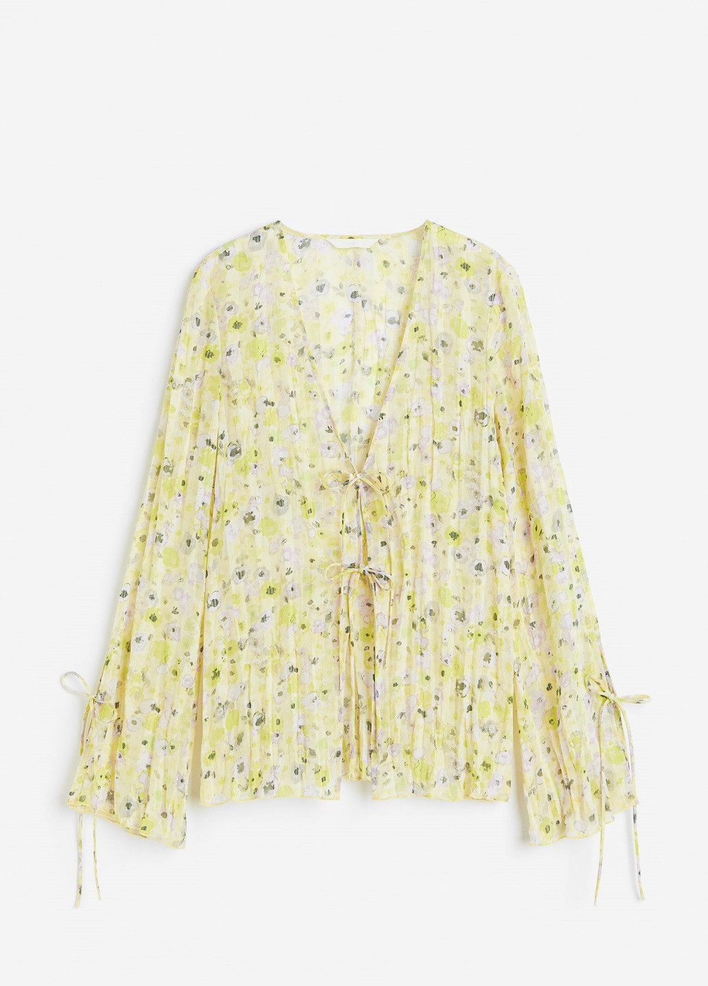 Жовта літня блузка H&M
