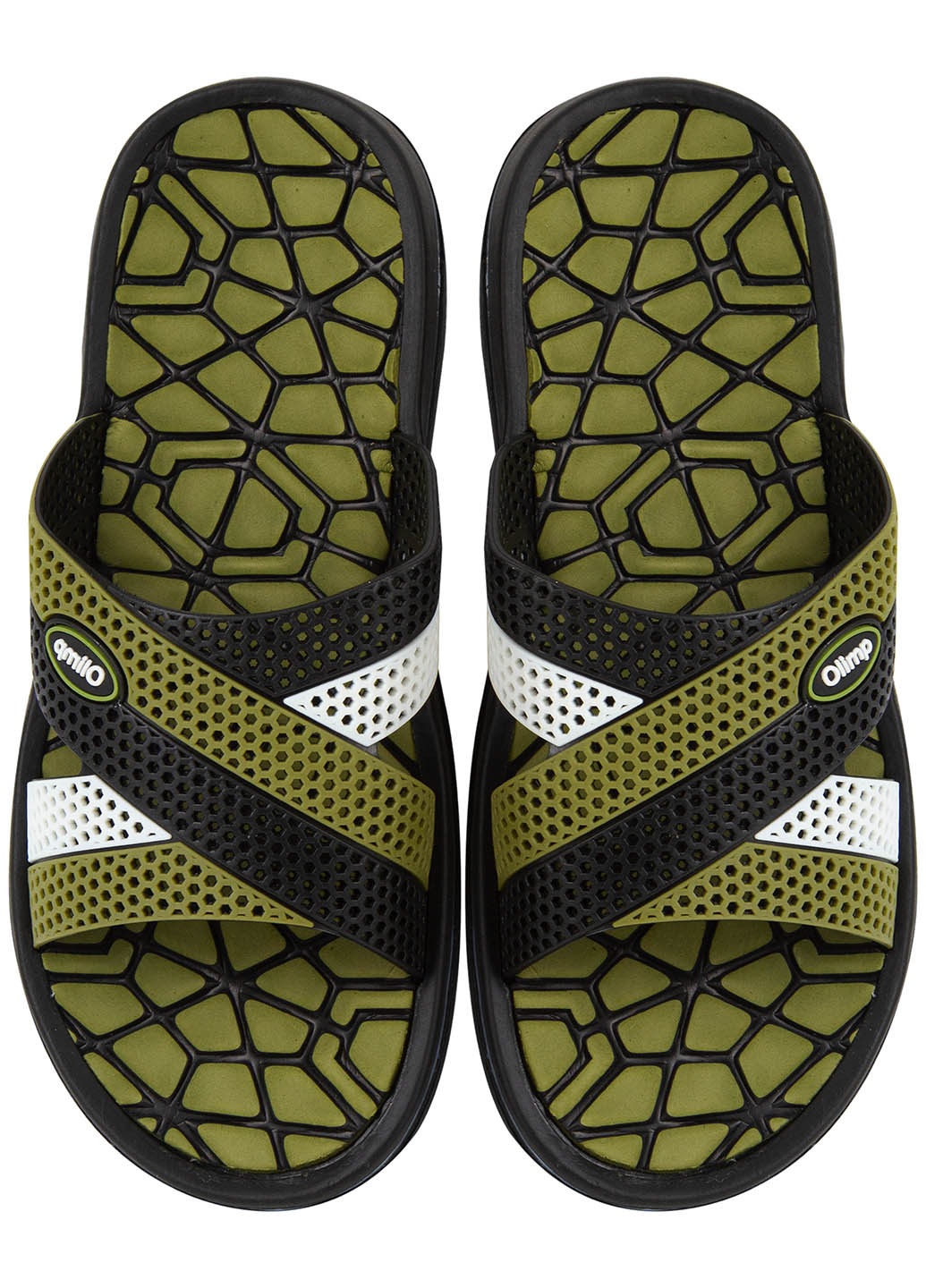 Зеленые шлепанцы Fashion