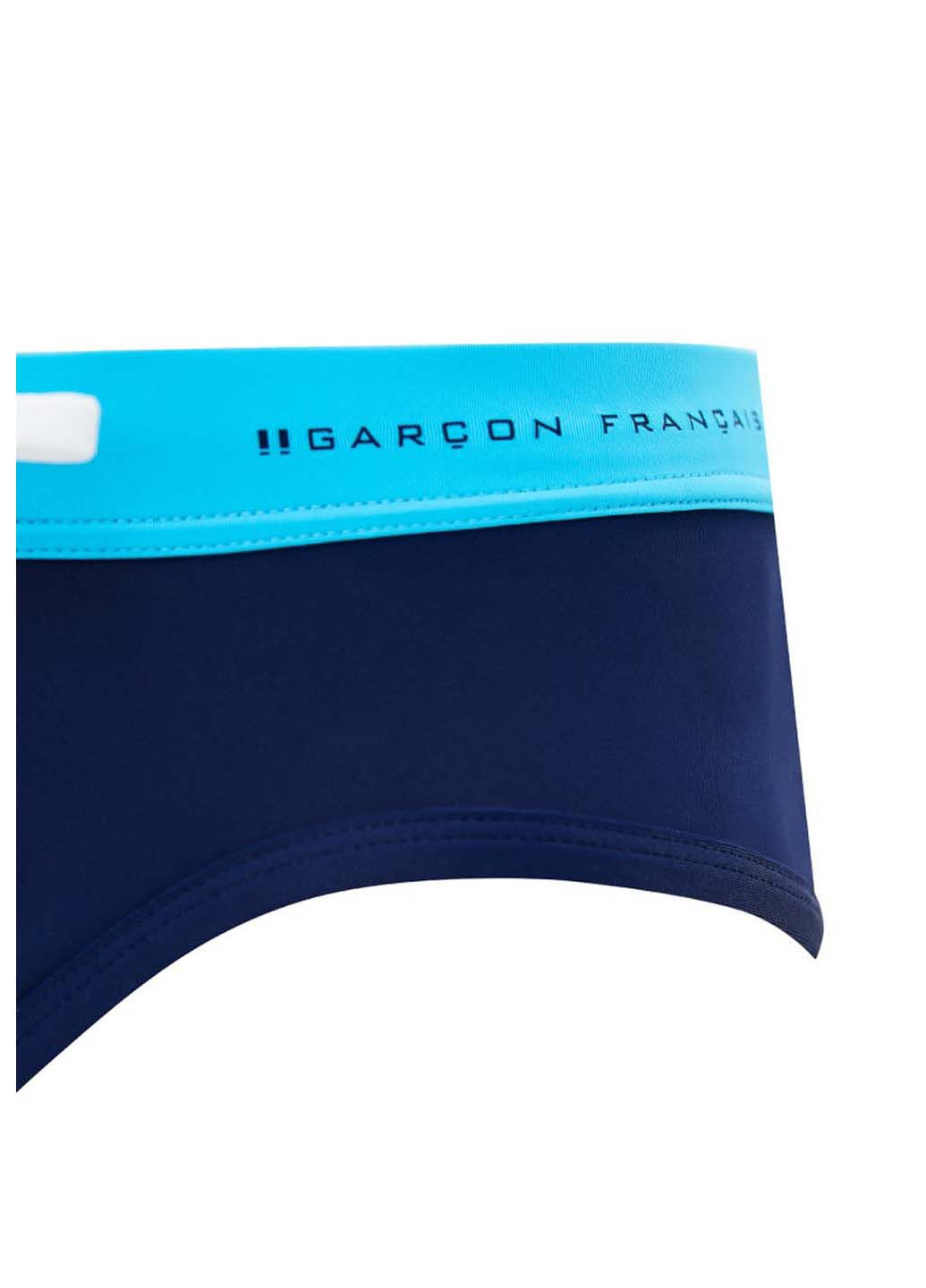 Мужские синие пляжные плавки Garcon Francais