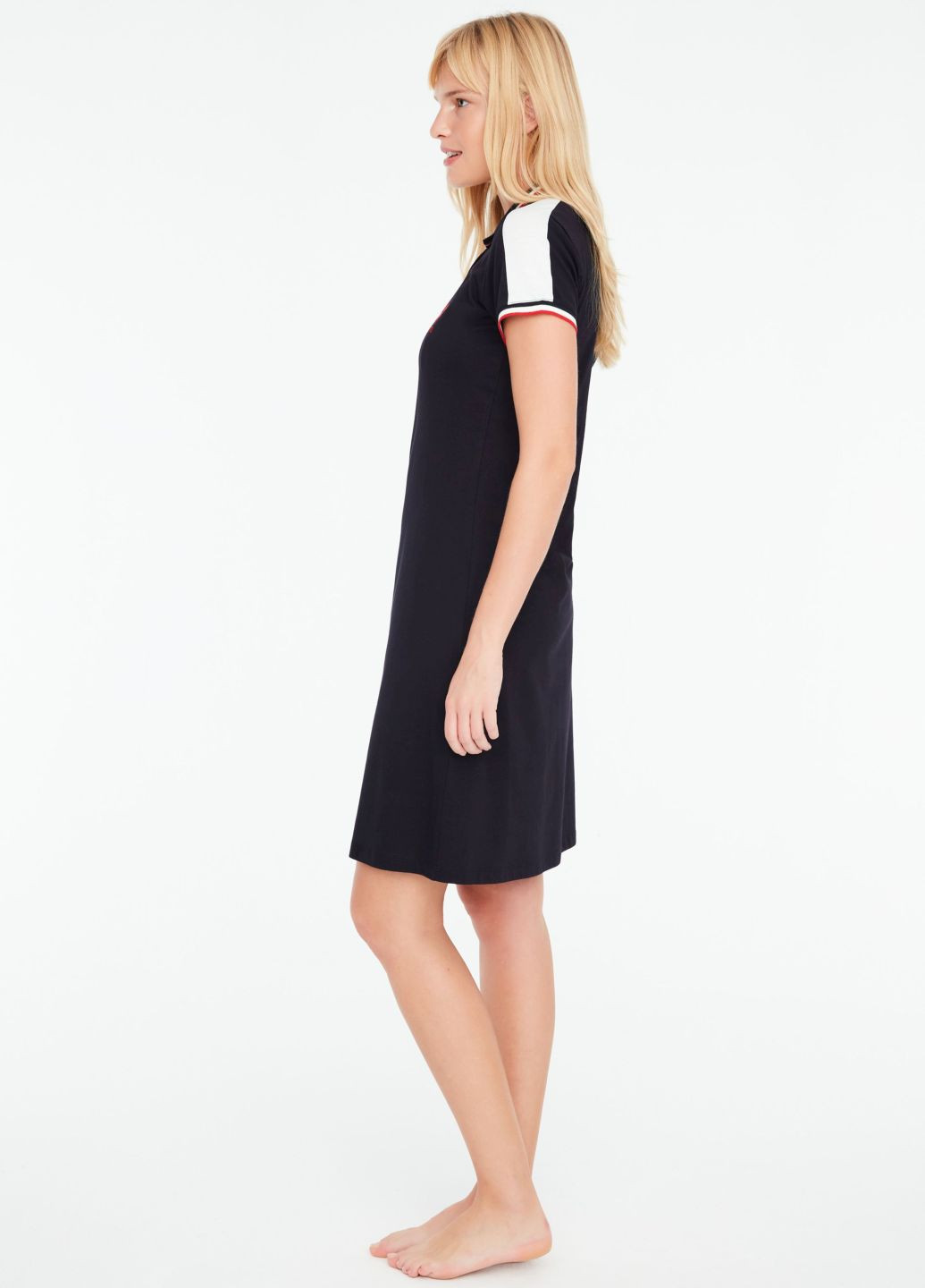 Темно-синя всесезон піжама жіноча, літо (сукня)/ us.polo.assn./ / navy/ m US.POLO.ASSN. 16871