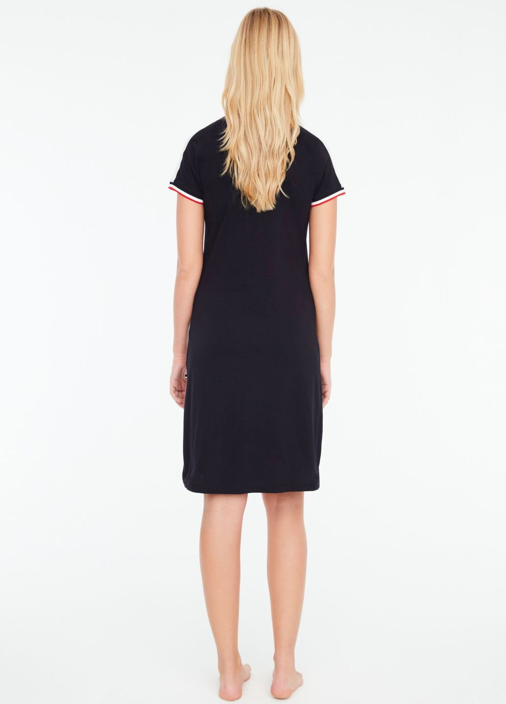 Темно-синя всесезон піжама жіноча, літо (сукня)/ us.polo.assn./ / navy/ m US.POLO.ASSN. 16871