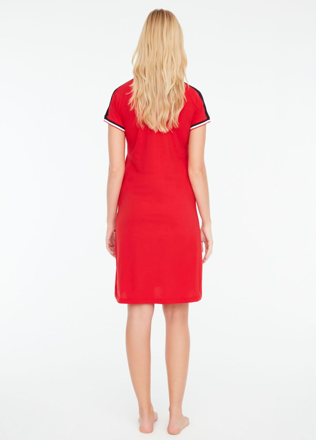 Червона всесезон піжама жіноча, літо (сукня)/ us.polo.assn./ / navy/ m US.POLO.ASSN. 16871