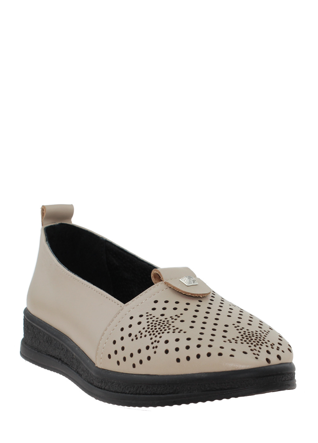 Жіночі балетки ra-108 кавовий Alvista | кавові зірки натуральна шкіра (317427673)