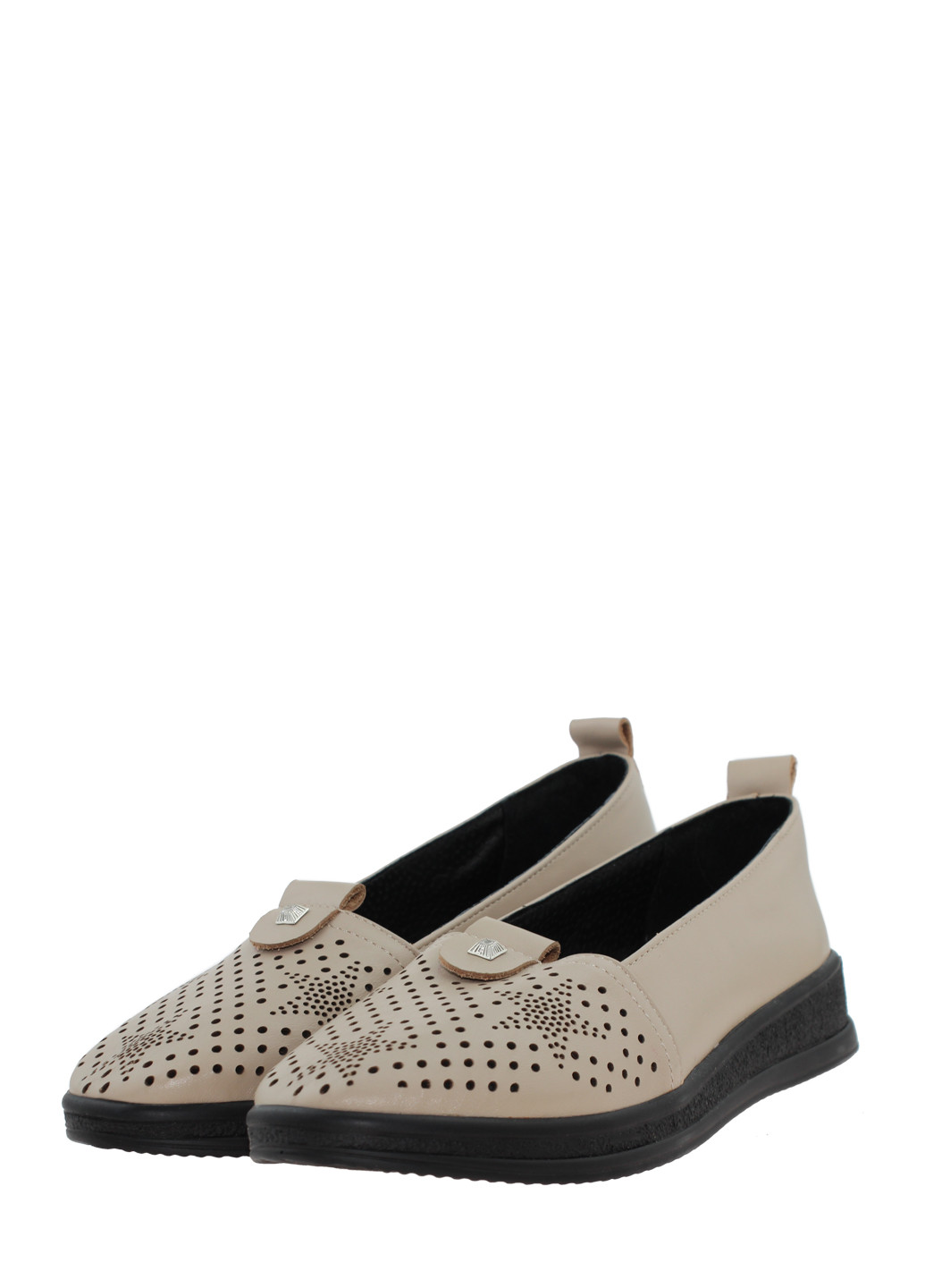 Жіночі балетки ra-108 кавовий Alvista | кавові зірки натуральна шкіра (317427673)