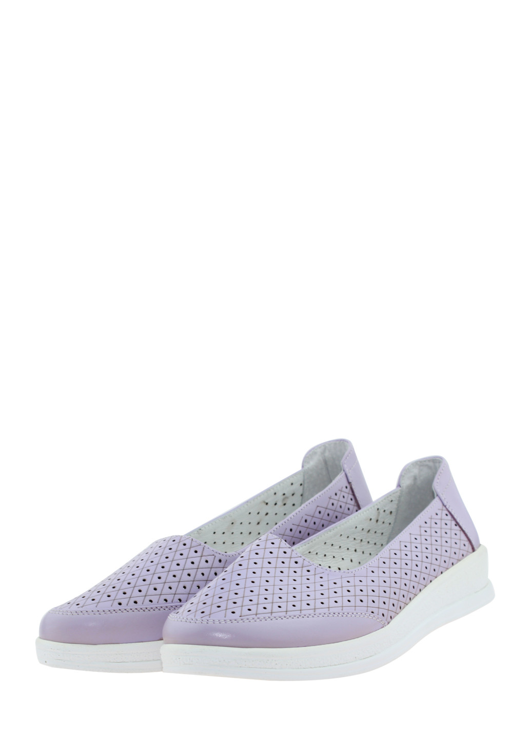 Жіночі балетки ra-110 ліловий Alvista | лілові однотонні натуральна шкіра (317419613)