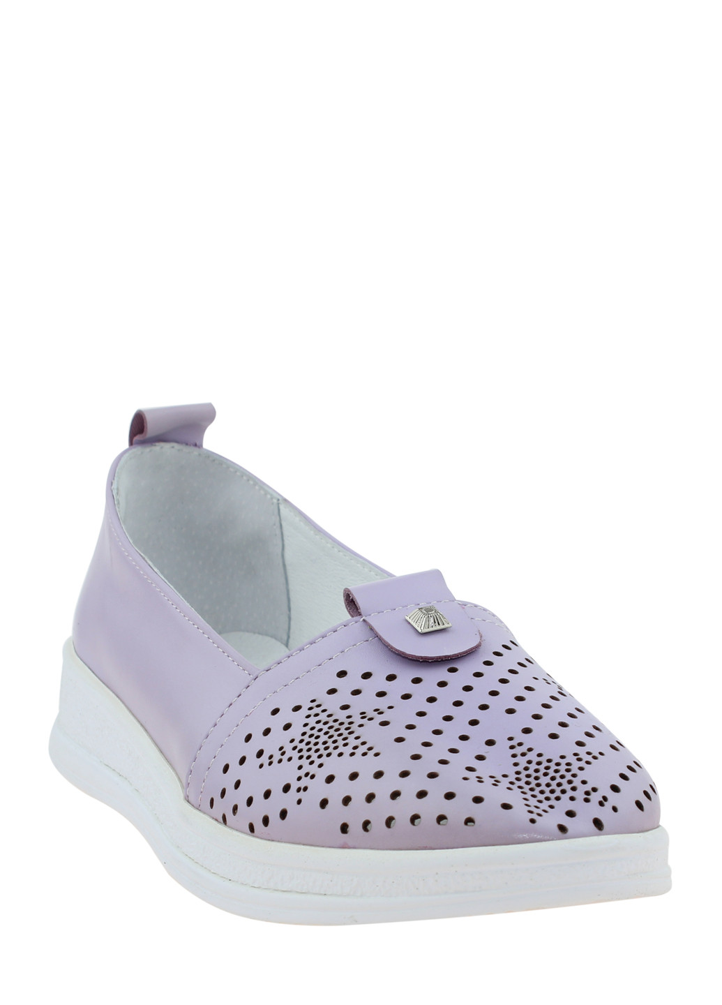 Жіночі балетки ra-108 ліловий Alvista | лілові зірки натуральна шкіра (317428738)