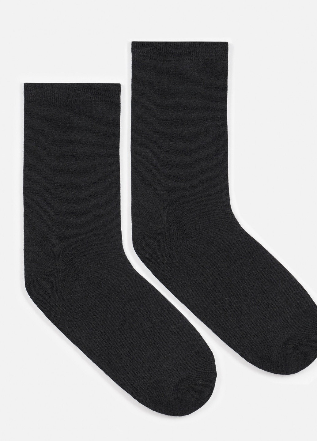 Носки мужские однотонные классические высокие бесшовные дышащие качественные ORGANIC cotton черные 39-41 JILL ANTONY (258810788)