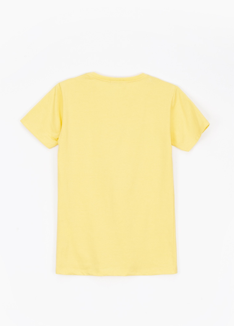 Желтая летняя футболка Baby Show