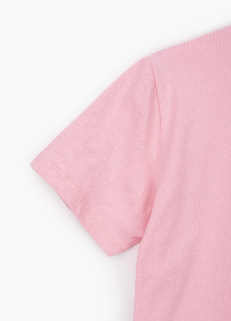 Рожева літня футболка Baby Show