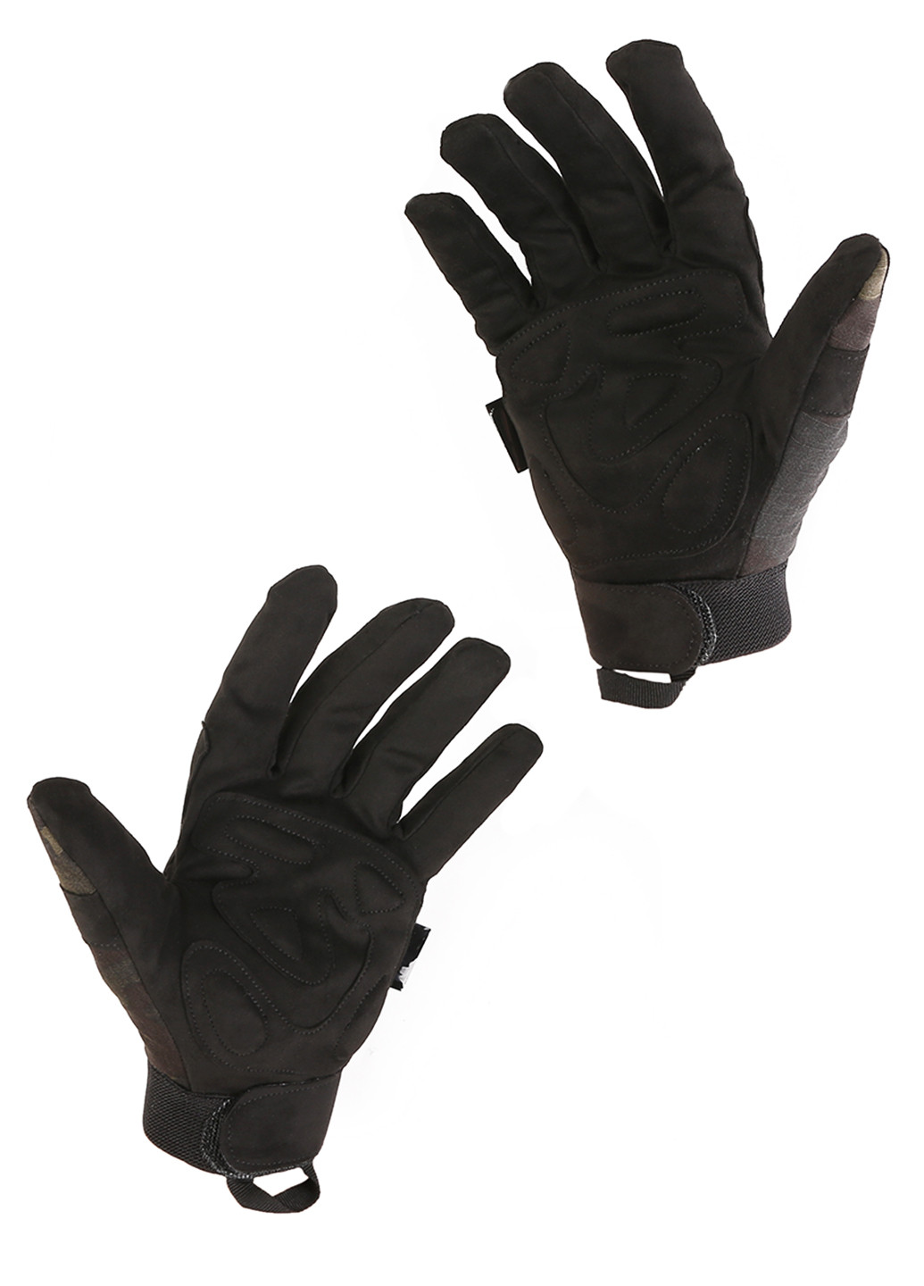 Рукавиці тактичні повнопалі сенсорні Чорний Мультикамуфляж Emerson (258814077)