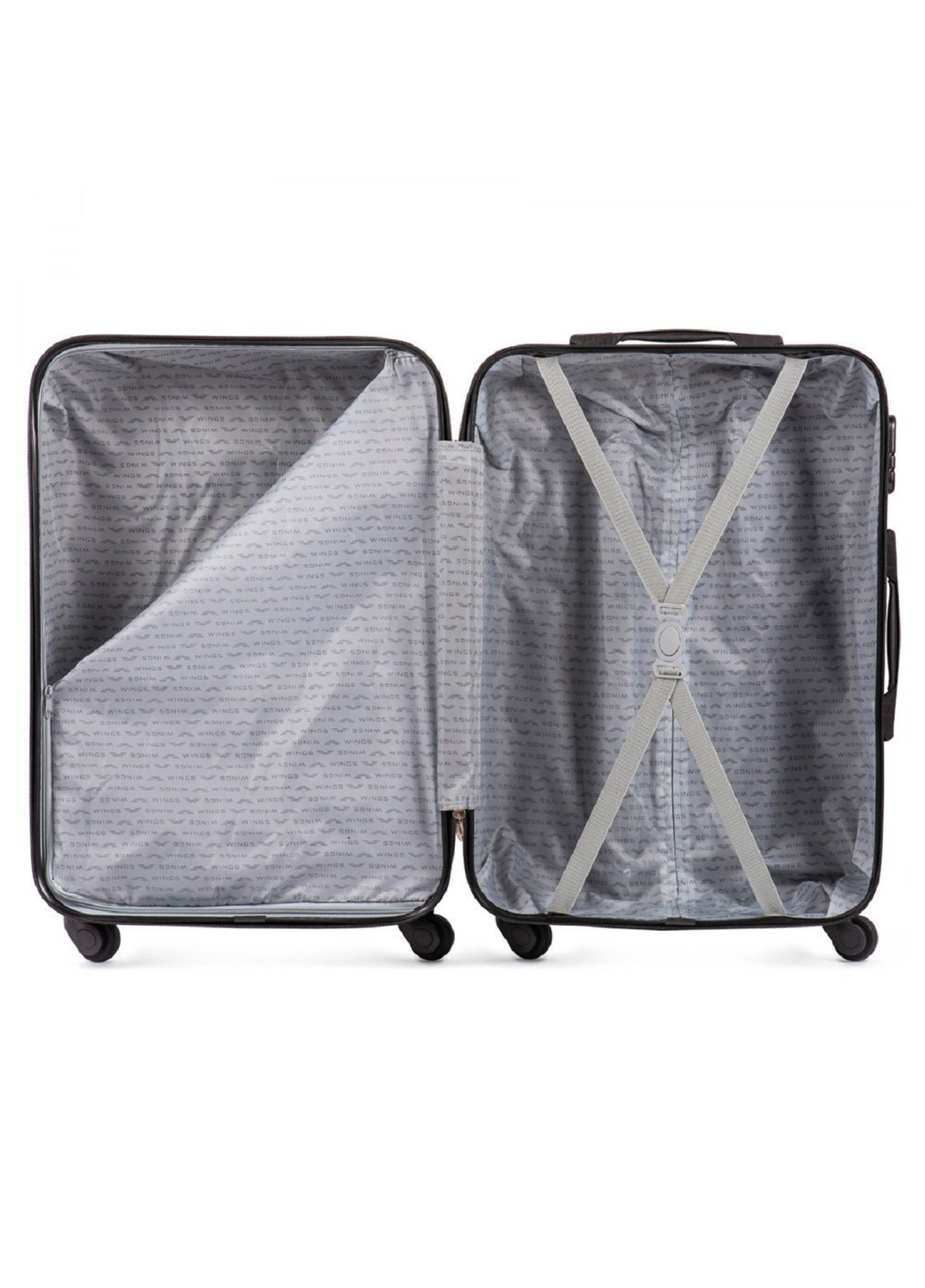 Чемодан пластиковый микро 51 см Wings 147 (258818677)