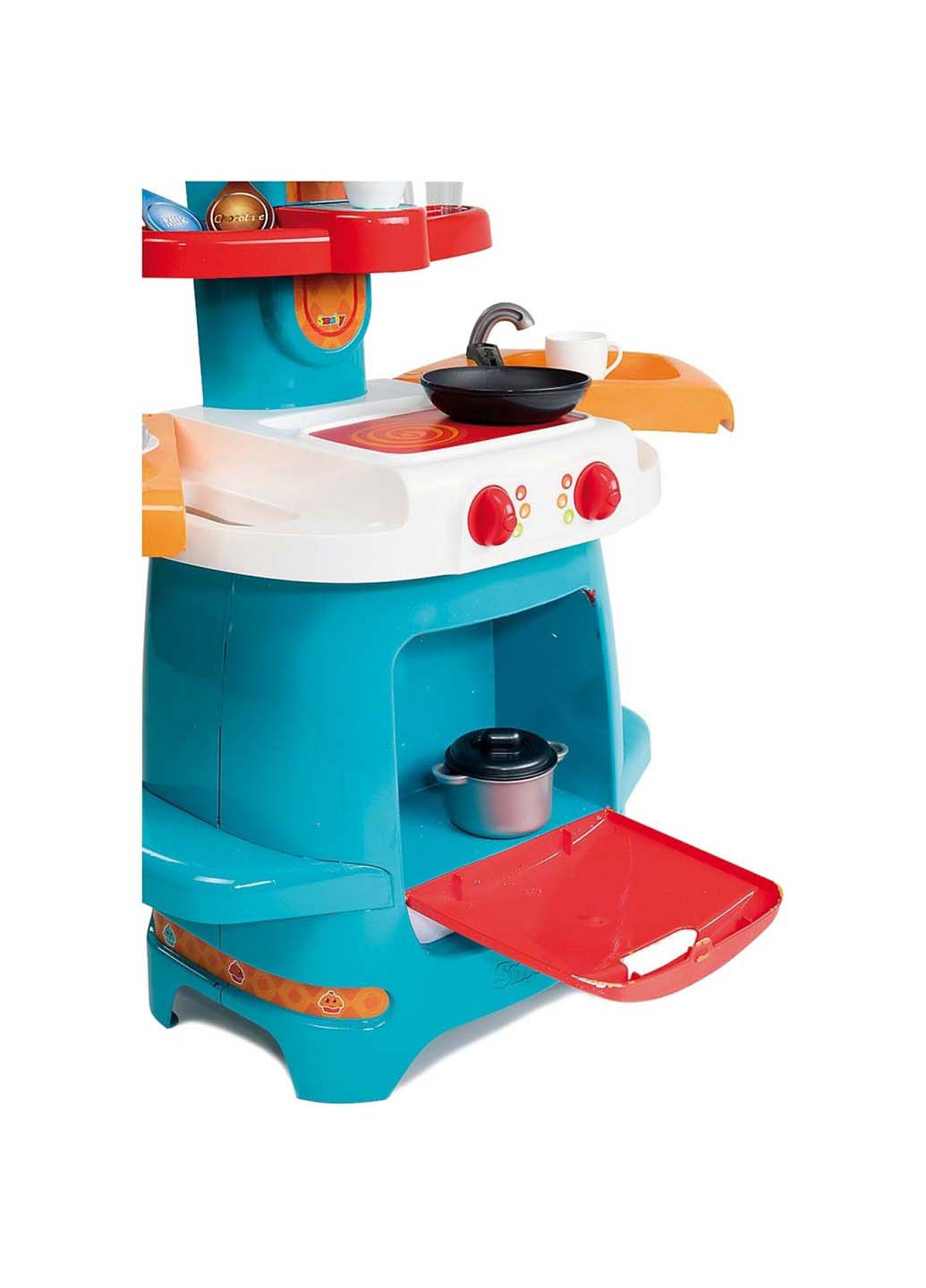 Детская кухня Cooky с раскладной столешницей и аксессуарами Smoby (258842680)