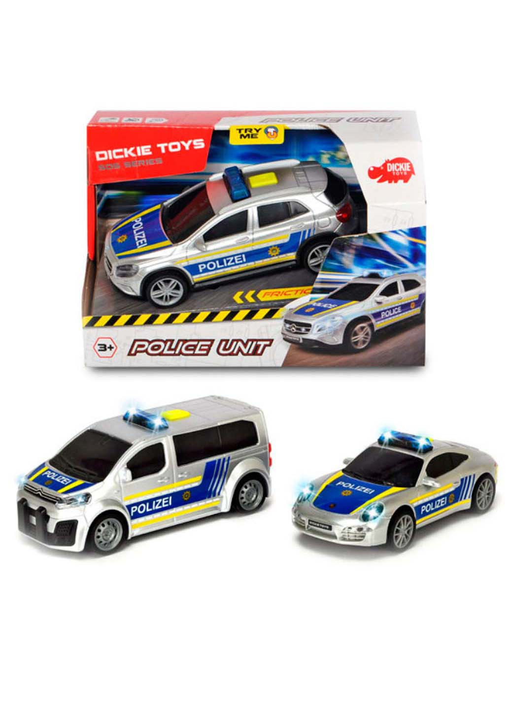 Игрушечный автомобиль SOS Police 15 см с радаром Dickie toys (258842774)