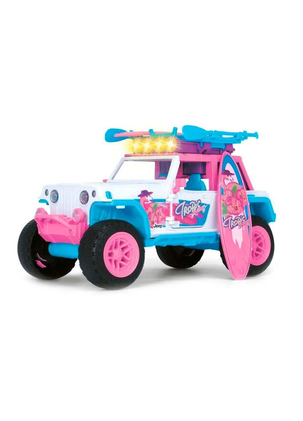 Іграшковий набір Фламінго з позашляховиком та аксесуарами 22 см Dickie toys (258843006)