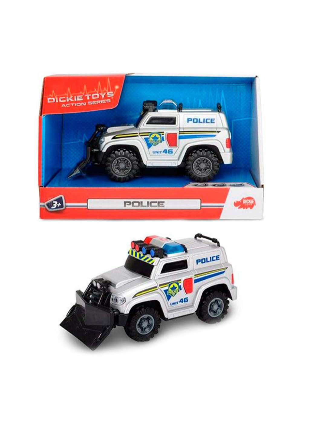 Игрушечная машинка полиции со щитом 15 см Dickie toys (258842767)