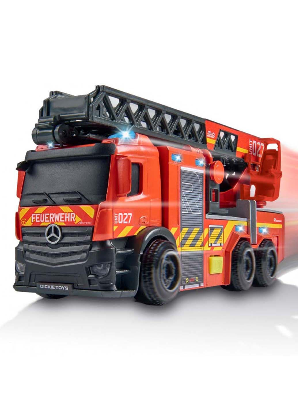 Игрушечная пожарная машина Mercedes 23 см с лестницей Dickie toys (258842944)